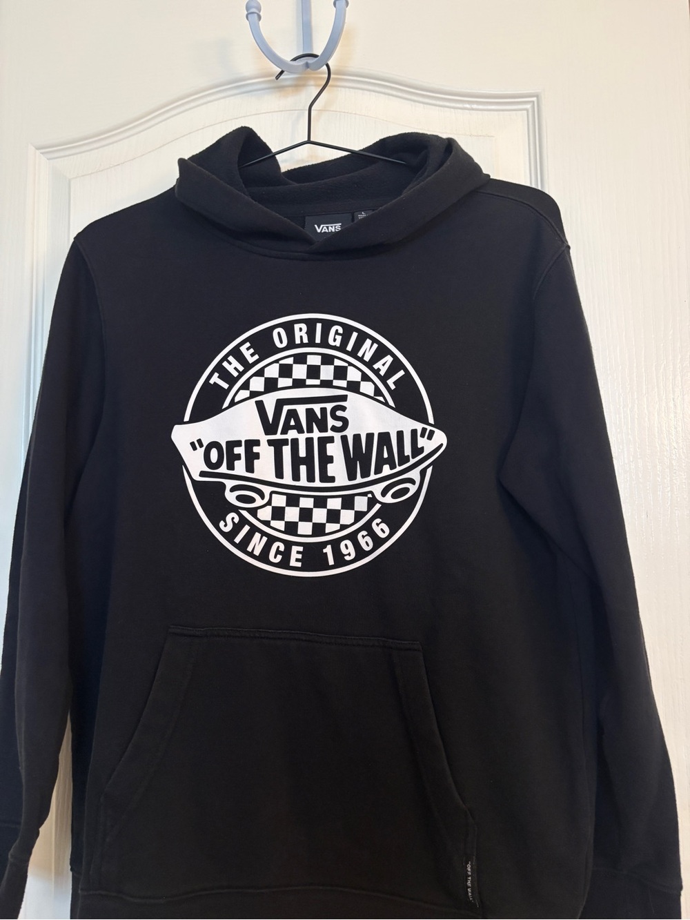 Vans Men’s Off The Wall Original Since 1966 Pullover Hoodie Black Size L - Picture 5 of 7